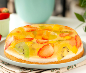Bánh Phô Mai Thạch Trái Cây