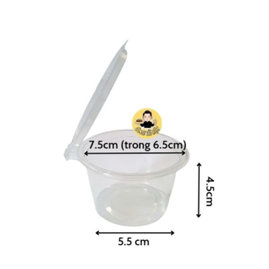 HỦ NHỰA NẮP LIỀN SIZE LỚN 4OZ (50/LỐC-2000/THÙNG)