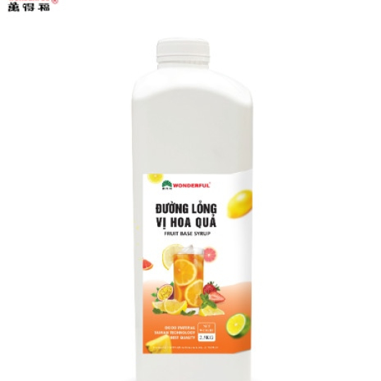 WONDERFUL ĐƯỜNG LỎNG VỊ HOA QUẢ 2.5KG (6/THÙNG)