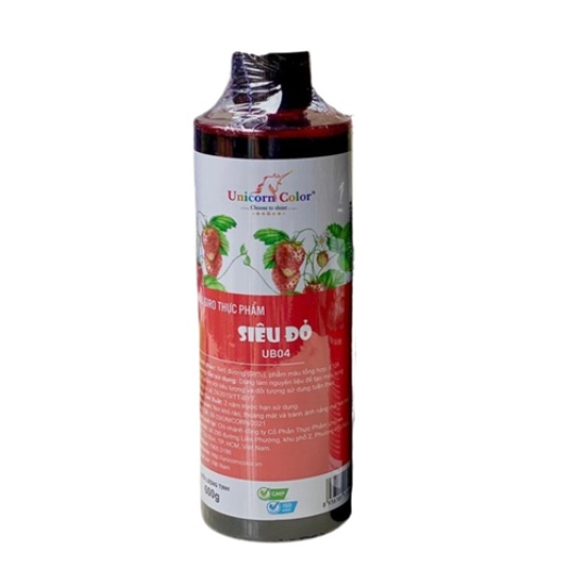 UNICORN MÀU THỰC PHẨM SIÊU ĐỎ 600GR