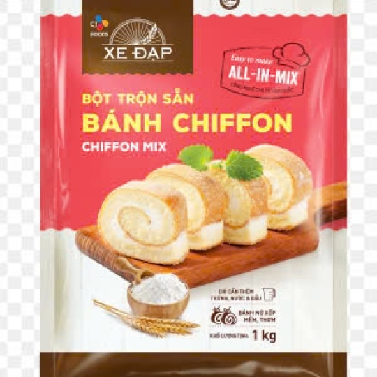 XE ĐẠP BỘT TRỘN SẴN BÁNH CHIFFON 1KG (20/THÙNG)