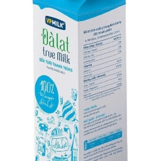 VPMILK SỮA TƯƠI THANH TRÙNG ĐÀ LẠT TRUE MILK 1L