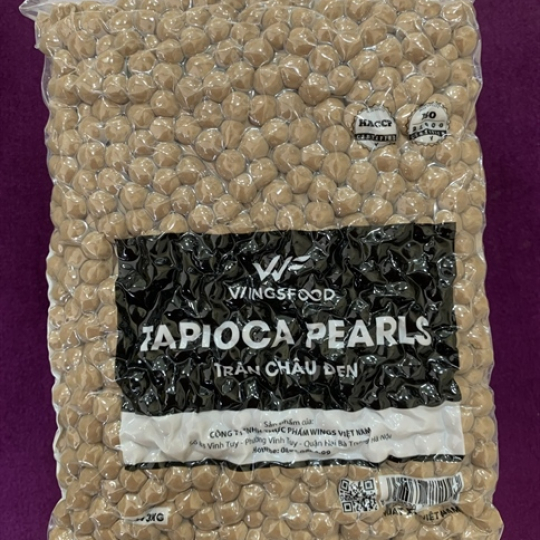 WINGSFOOD TRÂN CHÂU ĐƯỜNG ĐEN 3KG (6/THÙNG)