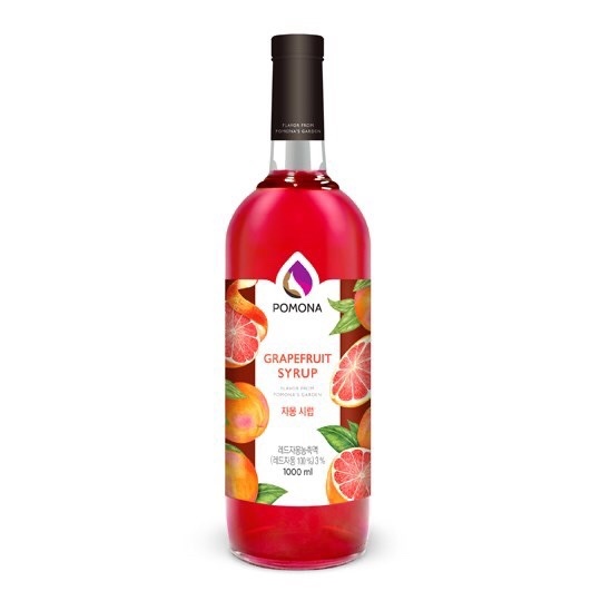POMONA SYRUP BƯỞI 1L (6/THÙNG)