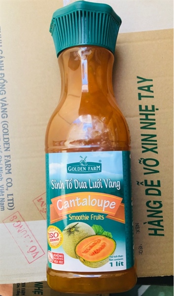 GOLDEN FARM SINH TỐ DƯA LƯỚI VÀNG 1L (12/THÙNG)