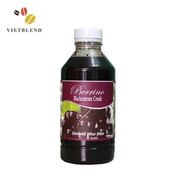 BERRINO SINH TỐ NHO ĐEN 1L (12/THÙNG)