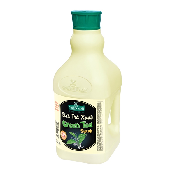 GOLDEN FARM SYRUP TRÀ XANH CAN 2L (6/THÙNG)
