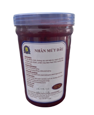 PHÚ THƯƠNG NHÂN MỨT DÂU TÂY HỦ 1.5KG (12/THÙNG)