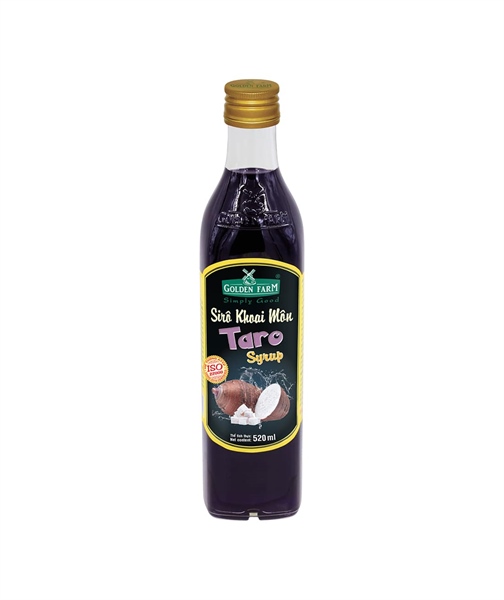 GOLDEN FARM SYRUP KHOAI MÔN 520ML (12/THÙNG)