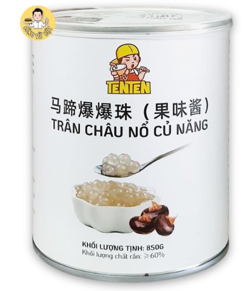TENTEN TRÂN CHÂU NỔ CỦ NĂNG LON 850G (12/THÙNG)