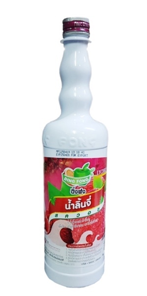 DING FONG SYRUP VẢI 760ML (12/THÙNG)