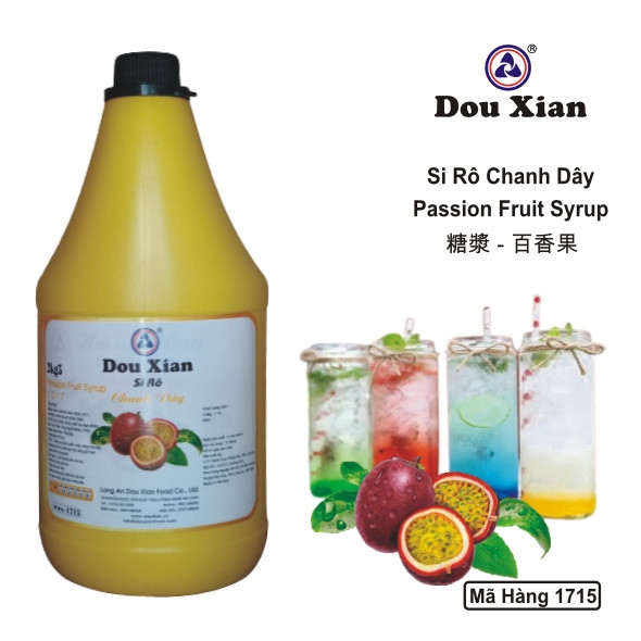 DOU XIAN SYRUP CHANH DÂY 2.5KG MH:1715