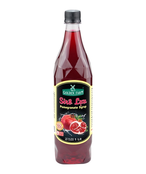 GOLDEN FARM SYRUP LỰU 520ML (12/THÙNG)