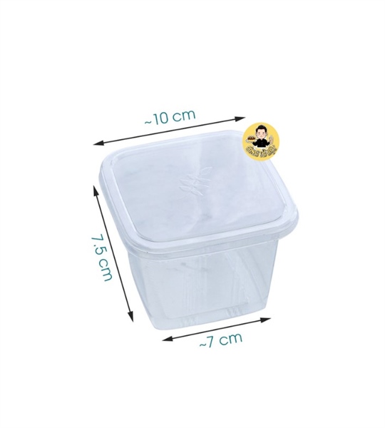 HỘP NHỰA VUÔNG B108 (50/LỐC-1500/THÙNG)