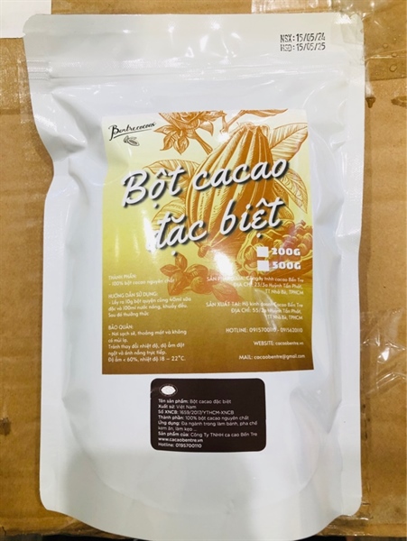 BENTRECOCOAS BỘT CACAO ĐẶC BIỆT 500G