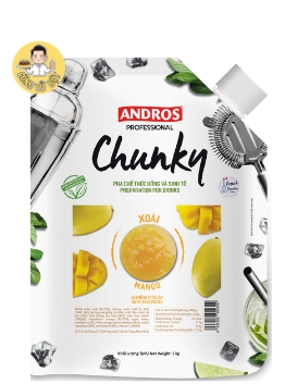 CHUNKY TÚI SINH TỐ XOÀI 1KG (8/THÙNG)