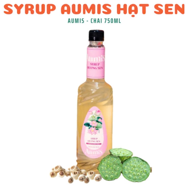 AUMIS SYRUP HOA SEN 750ML (12/THÙNG)