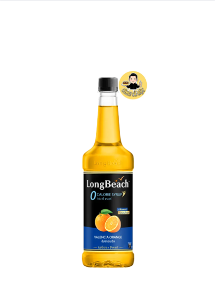 LONG BEACH SYRUP KHÔNG CALO HƯƠNG CAM VALENCIA 740ML (12/THÙNG)