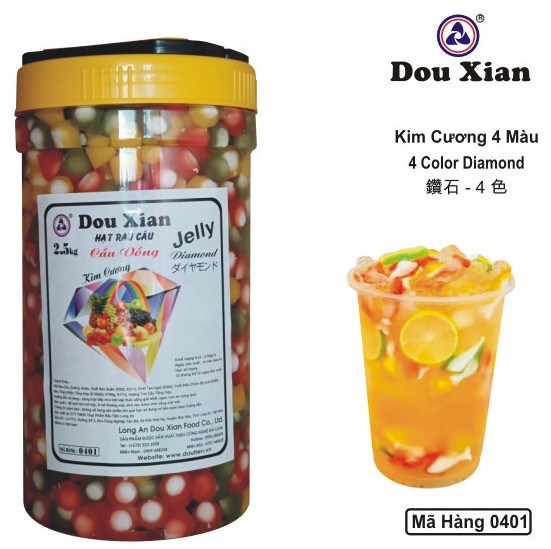 DOU XIAN HẠT RAU CÂU CẦU VÒNG KIM CƯƠNG 2.5KG MH:0401 (6/THÙNG)