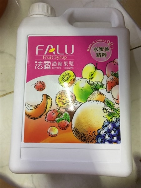 FALU SYRUP ĐÀO 2.5KG (6/THÙNG)