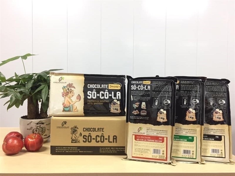 SOCOLA VNCHOCOLAT THỎI ĐEN 1KG