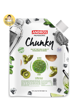 CHUNKY TÚI SINH TỐ KIWI 1KG (8/THÙNG)