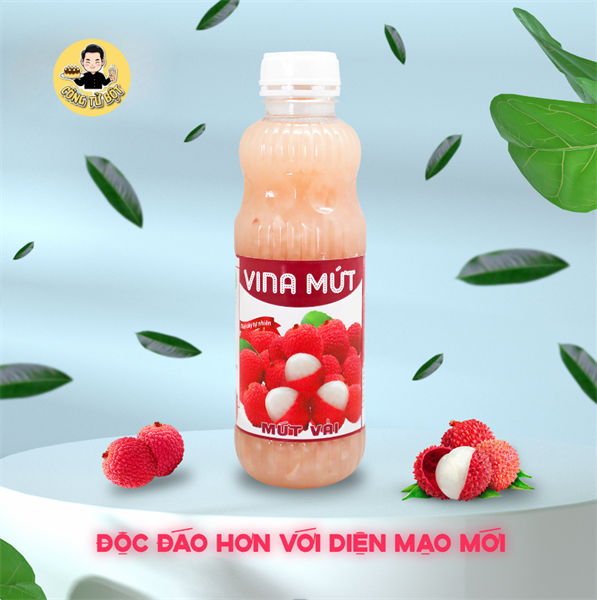 VINA SINH TỐ VẢI 1L (12/THÙNG)