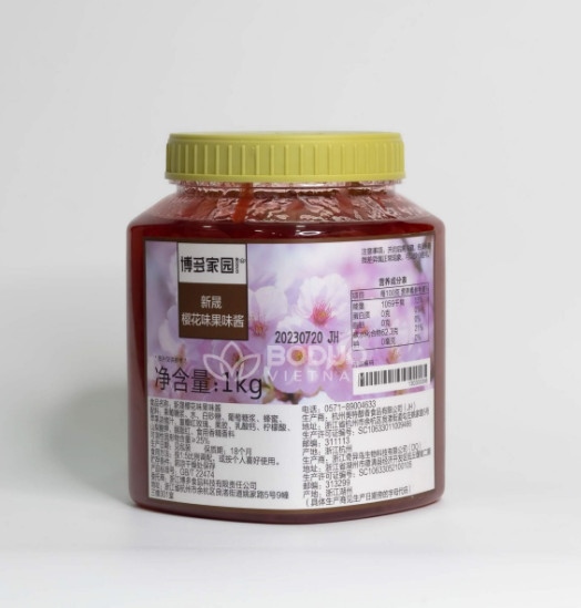BODUO MỨT HOA ANH ĐÀO 1KG (12/THÙNG)