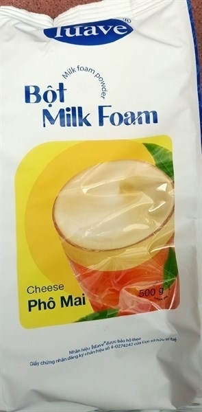 LUAVE BỘT MILK FOAM PHÔ MAI 500G (20/THÙNG)