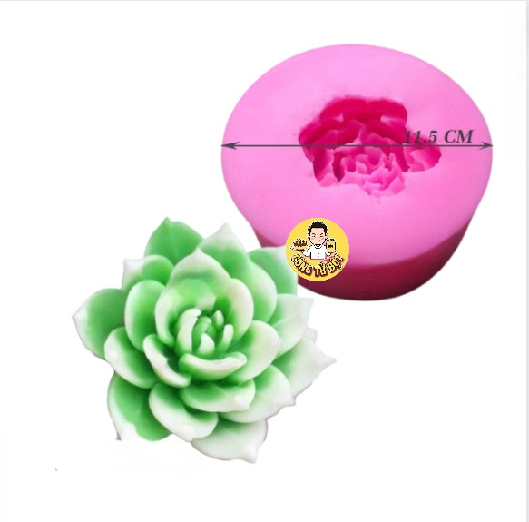 KHUÔN SILICON 3D HOA SEN ĐẠI