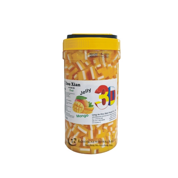 DOU XIAN 3D RAU CÂU CẦU VỒNG VỊ XOÀI 2.5KG MH: 6101