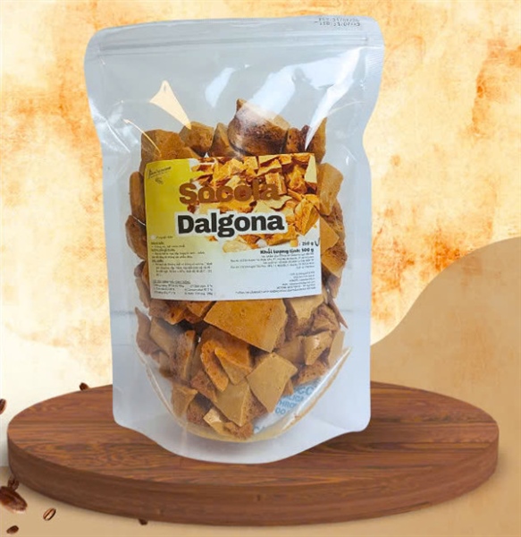BENTRECOCOAS ĐƯỜNG ĐÁ DALGONA 250G (48/THÙNG)