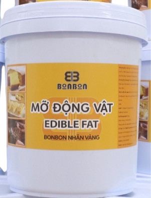 BONBON NHÃN VÀNG MỠ ĐỘNG VẬT 4KG/XÔ