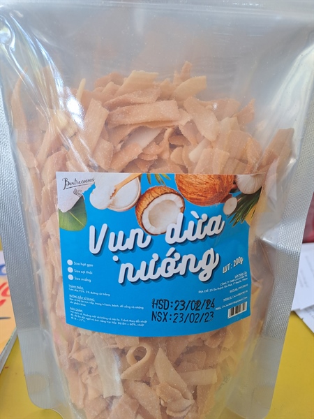 BENTRECOCOAS VỤN DỪA NƯỚNG SỢI LỚN 200G