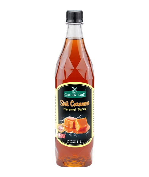 GOLDEN FARM SYRUP CARAMEL 520ML (12/THÙNG)
