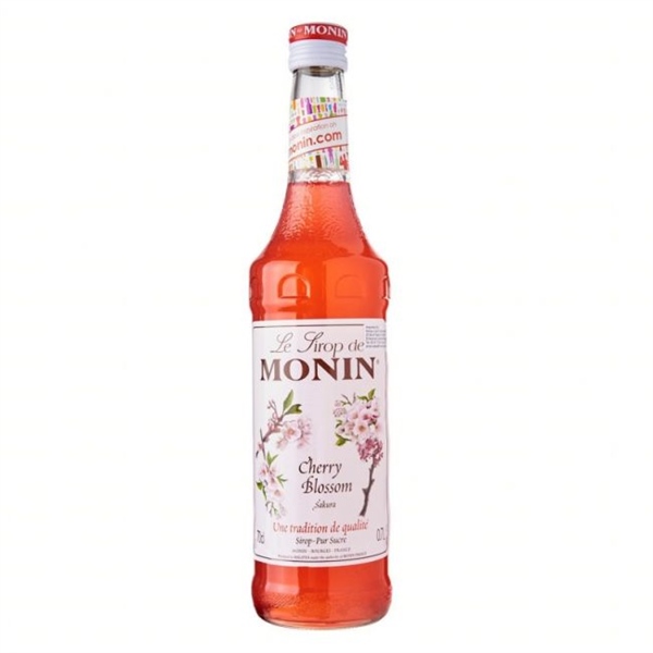 MONIN SYRUP HOA ANH ĐÀO 700ML (6/THÙNG)