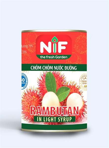 TIM CHÔM CHÔM NƯỚC ĐƯỜNG LON 560G (12/THÙNG)
