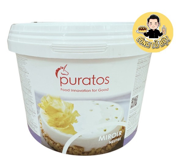 PURATOS PHỦ BÓNG MIROIR NEUTRE XÔ 5KG