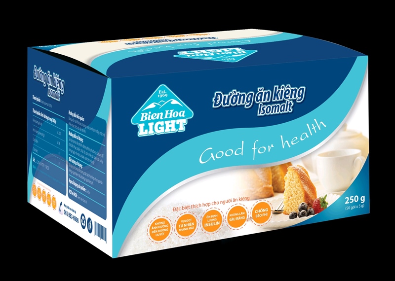 BIÊN HÒA ĐƯỜNG ĂN KIÊNG ISOMALT(50GÓI/HỘP-12HỘP/THÙNG)