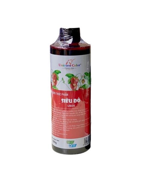 UNICORN MÀU THỰC PHẨM SIÊU ĐỎ 600GR
