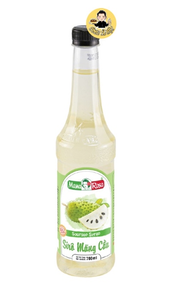 MAMA ROSA SYRUP MÃNG CẦU 700ML (12/THÙNG)