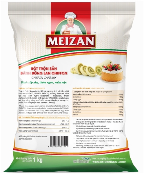MEIZAN BỘT BÔNG LAN CHIFFON 1KG