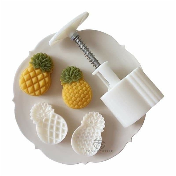 KHUÔN NHẤN LÒ XO TRÁI THƠM 2 MẶT