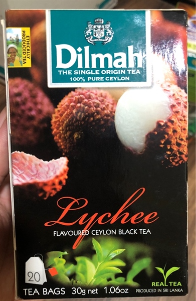DILMAH TRÀ TÚI LỌC HƯƠNG VẢI HỘP 30G