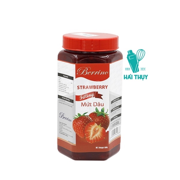 BERRINO MỨT DÂU TÂY 950GR (15/THÙNG)
