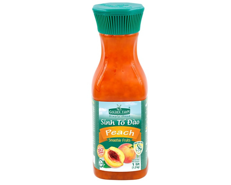 GOLDEN FARM SINH TỐ ĐÀO 1L (12/THÙNG)