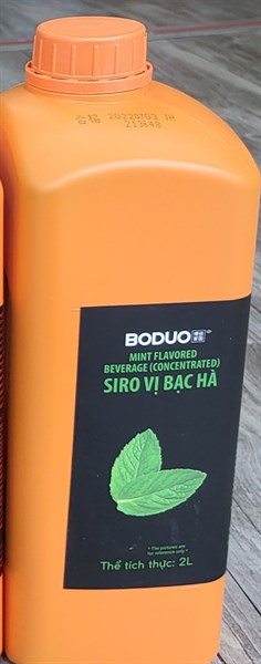 BODUO SYRUP BẠC HÀ 2L (8/THÙNG)