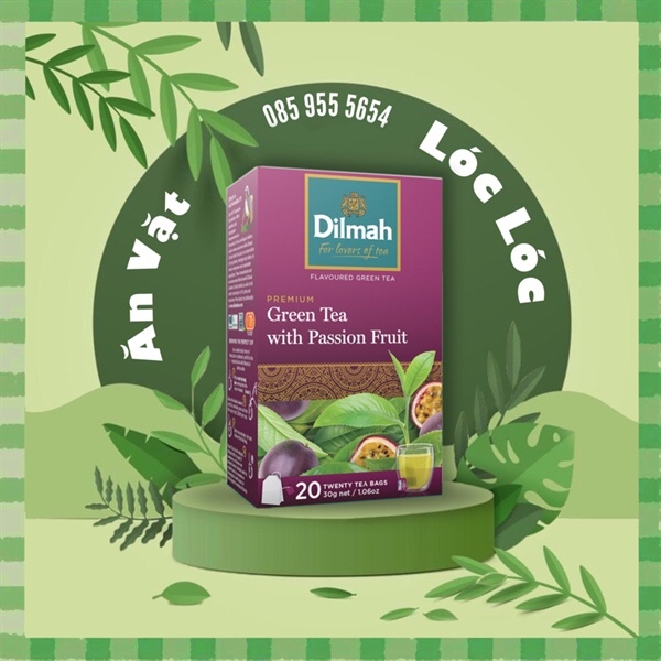 DILMAH TRÀ XANH HƯƠNG CHANH DÂY HỘP 30G