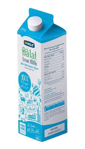VPMILK SỮA TƯƠI THANH TRÙNG ĐÀ LẠT TRUE MILK 1L