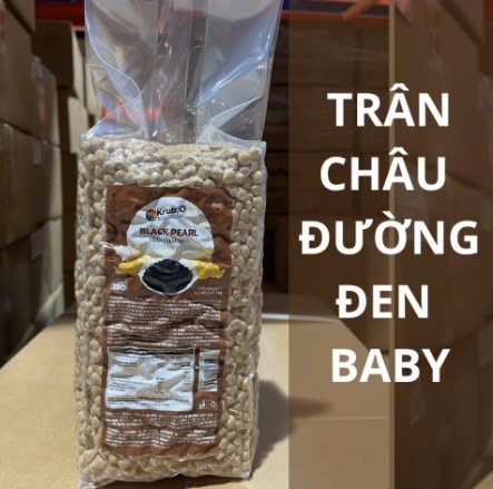 KRUBO TRÂN CHÂU ĐEN HẠT MINI 1KG